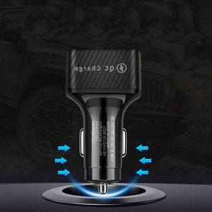 ที่ชาร์จในรถยนต์แบบ 6 in 1 QC3.0 6USB 15A วัสดุทนไฟ PC ได้รับการรับรอง CE FCC ที่ชาร์จเร็วสำหรับโทรศัพท์มือถือ - Product Image 4