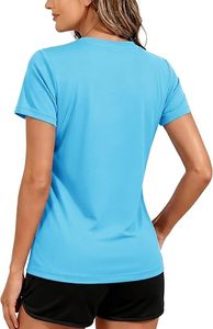 Custom Women's Parent-Child T Shirts Shirt Short Sleeves Quick Dry Slim Fit <strong>Mesh</strong> <strong>Tops</strong> Jogging Gym Workout for Summer - Product Image 2