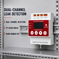 Perangkat Deteksi Kebocoran Air Transmitter Alarm Dua Kanal RS485 Modbus RTU Output Relay