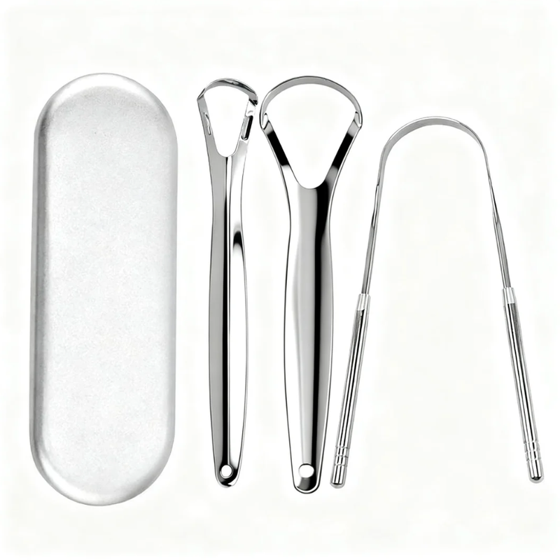 Custom Logo 3 PCS Metal Tongue