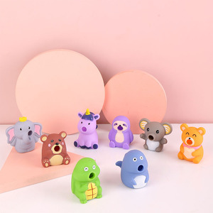 Divertidos monstruos de slime con forma de animales, juguetes antiestrés con lengua fuera para niños, adultos y bebés, juguetes de rebote lento. - Product Image 4