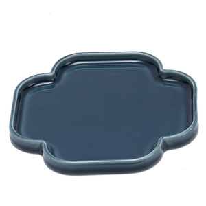 Ceramic Cloud Shape Teapot <b>Tray</b> <b>Large</b> Porcelain <b>Serving</b> <b>Tray</b> For Tea And Pastry - Product Image 1