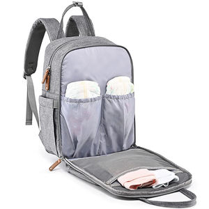 Sac à dos de sport décontracté personnalisable avec matelas à langer intégré, sac à langer pour les voyages de maman et le confort de bébé - Product Image 5