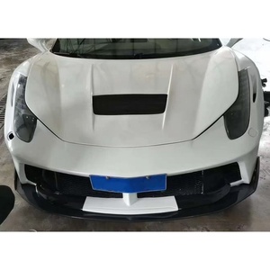 2011-2016 Car Modification Upgrade PD Body Kit Front Rear Bumper Lip Side Skirt <b>Engine</b> <b>Hood</b> for Suitable Ferrari 458 - Product Image 5