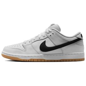 รองเท้าสเก็ตบอร์ด Sb Dunk Low Pro สีขาวพื้นยาง หนังแท้ ระบายอากาศได้ดี สวมใส่สบาย เหมาะสำหรับฤดูใบไม้ผลิ หัวรองเท้าทรงกลม - Product Image 1