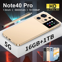 Nouveau modèle Note 40 U Tcl T602dl, étui, téléphones portables débloqués Techno, téléphone d'hôtel, tablette PC, Android 13, 8 Go, 256 Go