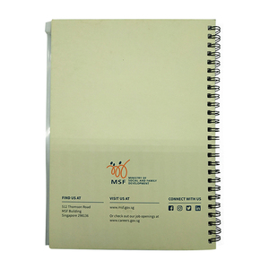 Office School Supplier <b>Spiral</b> Full Color Printing PP Hardcover Eco-friendly <b>A5</b> White Ruled <b>Notebook</b> - Product Image 5