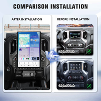 Autoradio Android 17,2 pouces Chevrolet Silverado GMC Sierra 2019-2024 Lecteur multimédia DSP Écran partagé GPS Caméra OEM Son 1 an
