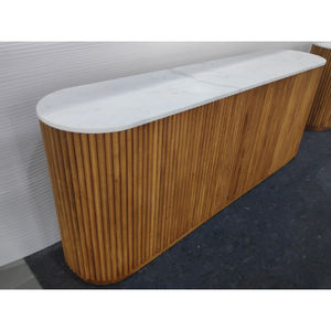 Meuble bar moderne en bois massif, best-seller, pour salon, armoire de rangement en bois moderne de haute qualité - Product Image 4