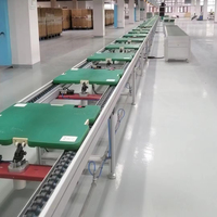 Ligne d'assemblage de robots aspirateurs automatiques, ligne de production de robots aspirateurs, ligne d'assemblage de machines de nettoyage de sols