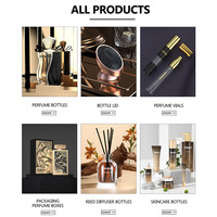 Vente en gros des flacons de parfum les plus populaires, 50 ml, 100 ml, flacon en verre noir vide, parfum, Cologne, flacon pulvérisateur carré pour hommes