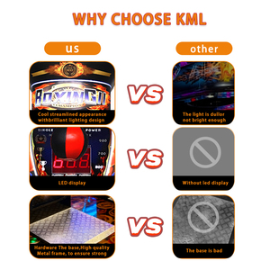 Machine de jeu d'arcade de <span class=keywords><strong>boxe</strong></span> électronique à monnayeur avec <span class=keywords><strong>sac</strong></span> de frappe et système de notation pour parcs d'attractions - Product Image 6