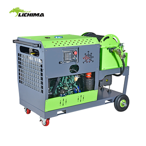 Potente tubo Diesel a quattro cilindri da 65Hp 142L/Min che sbloccava la macchina <span class=keywords><strong>per</strong></span> la rete fognaria ad alta pressione <span class=keywords><strong>per</strong></span> <span class=keywords><strong>tubi</strong></span> da 300-1000Mm - Product Image 3