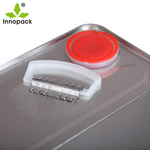 Boîte en fer blanc rectangulaire de 2 L avec poignée en <span class=keywords><strong>plastique</strong></span> pour peinture - Product Image 4