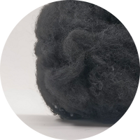 Fibre de polyester 100% PSF noire FR 3D 51MM bon marché pour le filage