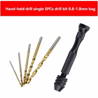 Mandrin micro-aluminium sans clé Kangalu pour perceuse rotative, outils miniatures pour le travail du bois, la bijouterie et l'artisanat, tige de 1,5 mm, mandrin de 0,3-3,4 mm