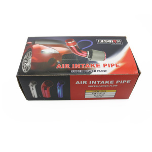Auso-Racing Air Intake Kit Aluminum Pipe Red Blue High Flow Filter For Car Upgrade - Product Image 5
