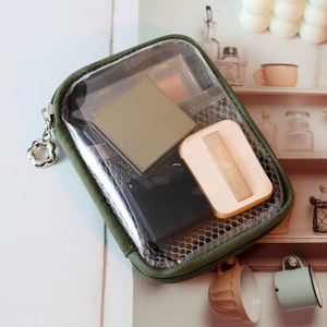 Trousse de Toilette de Voyage Compacte en Polyester avec Fermeture Éclair, Sac Cosmétique Durable pour Cadeaux - Product Image 3