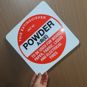 Panneaux d'avertissement réfléchissants en métal, plaques d'alerte <span class=keywords><strong>de</strong></span> sécurité allemandes personnalisées pour la sécurité des propriétés extérieures - Product Image 5
