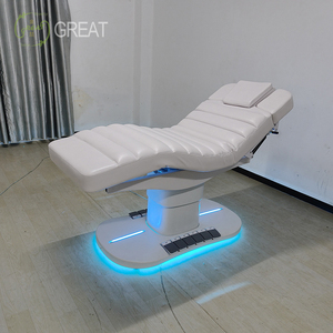 Moderno tailandés salón de belleza cabeza Spa espalda terapéutica Headspa eléctrico remoto automático mesas de masaje térmico cama - Product Image 1