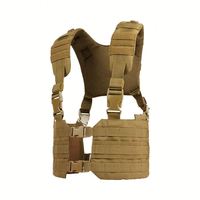 Gilet tactique d'extérieur unisexe pour adultes, imperméable avec fermeture éclair en polyester