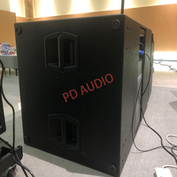 Caisson de basses actif double 18 pouces de haute qualité Sub 8006-AS, haut-parleur DJ, système audio professionnel, haut-parleur de graves