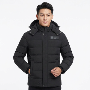 Nouvelle Arrivée 2027 – Blousons matelassés coupe-vent écologiques pour hommes, nouveau style, haute qualité, vêtements d'hiver, logo frontal, en stock - Product Image 1
