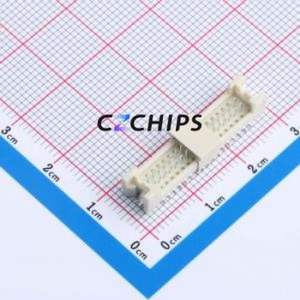 WAFER-DF1.25-34PLB-GYR Wire-to-Board Pin Header SMD,P=1.25mm Connector 2x17P 1.25mm Vertical Mount 34P - Product Image 1