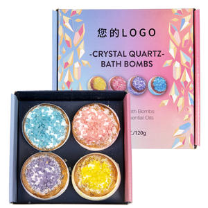 Bombes de bain et sels de bain naturels de luxe faits à la main sur mesure pour enfants avec effet de bain moussant - Product Image 1