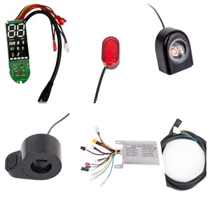Accessoires pour <span class=keywords><strong>trottinette</strong></span> électrique sans balais étanche MEIANDIAN : Contrôleur 36V 350W avec application, feu <span class=keywords><strong>arrière</strong></span> <span class=keywords><strong>et</strong></span> frein à main – Kit complet - Product Image 1