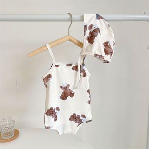 Traje de Baño 2025 para Bebés y Niñas, Ropa de <span class=keywords><strong>Playa</strong></span>, Traje de Baño de Osito para Bebés, Traje de Baño de Princesa para Niñas Pequeñas, Traje de Baño de <span class=keywords><strong>Dos</strong></span> Piezas - Product Image 2