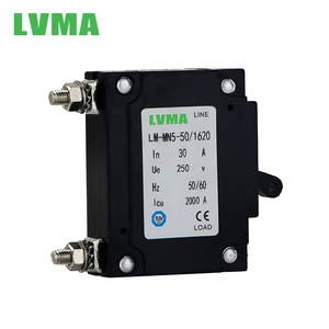 Автоматические выключатели LVMA: миниатюрные, встраиваемые, 1P, 2P, 3P, 4P, 1-50А, AC 250В, DC 80В, гидромагнитные - Product Image 4