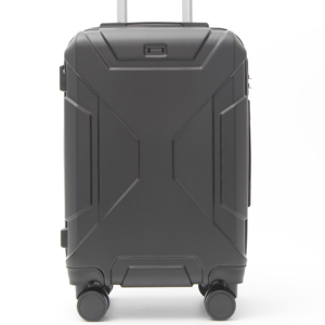 Wholesale Dark <strong>Grey</strong> ABS Spinner <strong>Suitcase</strong>, Heavy-Duty Hard Shell with Reinforced Structure - Product Image 1