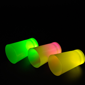 6 Vasos de PVC Luminosos de 1.5/7/12oz con Efecto Intermitente, Color Personalizado para <span class=keywords><strong>Bar</strong></span>, Discoteca, Fiestas - Shimmer Star - Product Image 3