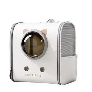 Mochila Transportadora para Mascotas, Gatos y Perros Pequeños, Impermeable, Resistente, Transpirable, con Bolsillos Dobles, Cierre de Cremallera, Correas Acolchadas Cómodas, para Exteriores - Product Image 1