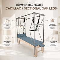 Table trapèze Cadillac en bois de chêne bleu ardoise, avec pieds fendus et plateau plat antidérapant, pour la maison contemporaine et l'entraînement en club