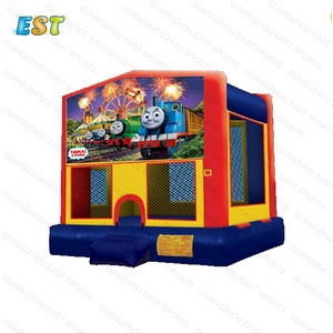 Casa de rebote Modular de tren para niños, parque infantil inflable al aire libre - Product Image 4