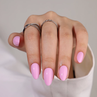 En stock Ensemble Gel Doux Court Moyen Amande Ronde Presse sur Ongles Faux Ongles Gel Doux pour Femme