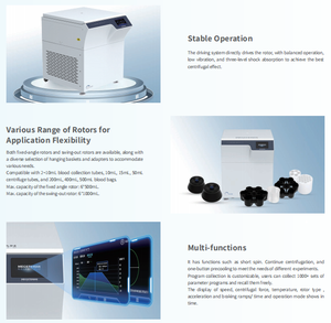 Centrífuga Refrigerada de Baja Velocidad de Sobremesa para Separación de Sangre y Procesamiento Celular CL-D60R - Product Image 3