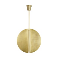 Lustre minimaliste rond géométrique pour la décoration de la maison, éclairage de bar, restaurant rétro, cuisine, luminaire suspendu LED doré