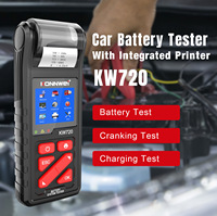 KW720 Niederspannungsprüfer, Kompatibel mit 6V/12V/24V Autobatterie-Spannungs- und Innenwiderstandsmessgerät