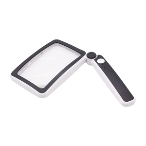 Loupe de lecture USB rechargeable 4X avec éclairage LED, loupe à main, lampe grossissante - Product Image 4