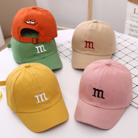 Gorra de Béisbol de Algodón Bordada para Niños, Gorra de Béisbol Ajustable para Niños y Niñas, Gorra de Béisbol Informal de Algodón para Niños