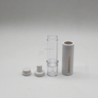 Vente en gros de flacons compte-gouttes à pression de 15 ml et 30 ml, flacon cosmétique liquide sans air, tube pour crème pour les yeux, flacon seringue cosmétique