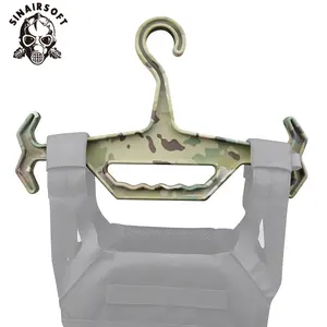 High Quality Custom Practical ABS Heavy Duty Weight Tactical Coat Vest Hanger Plastic Hanger for Heavy Gear & Equipment