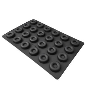 60X40CM grande 24 cavidades silicona Donut molde grado alimenticio antiadherente Donut pastel Chocolate hornear <span class=keywords><strong>Pan</strong></span> - Product Image 4
