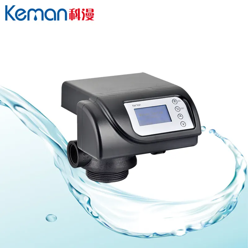 KEMAN AF4-LCD High flow four tons full automatic water purifier valves water filter control valves for FRP active carbon tank