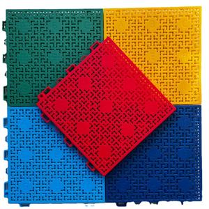 Vente en gros Parquet de terrain de basket-ball suspendu en polypropylène pour jardin d'enfants Parquet de type plante en gazon assemblé des fabricants - Product Image 4