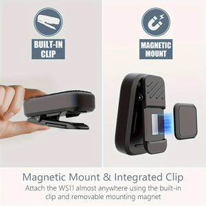 Mini Haut-parleur Portable Sans Fil avec Micro Intégré, Conception Étanche, Clip Magnétique pour Sports de Plein Air, Bâtisseurs et Livraison - Product Image 5