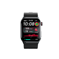 Reloj Inteligente con Bomba de Aire de 2.10 Pulgadas para Medir la Presión Arterial, Chip TI4950, Hora Mundial, Informe de Frecuencia Cardíaca, Función de Drenaje, Monitor de ECG